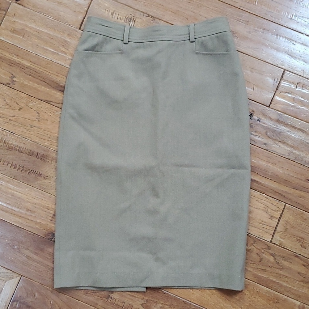 Ralph Lauren Blue Label wool blend pencil skirt